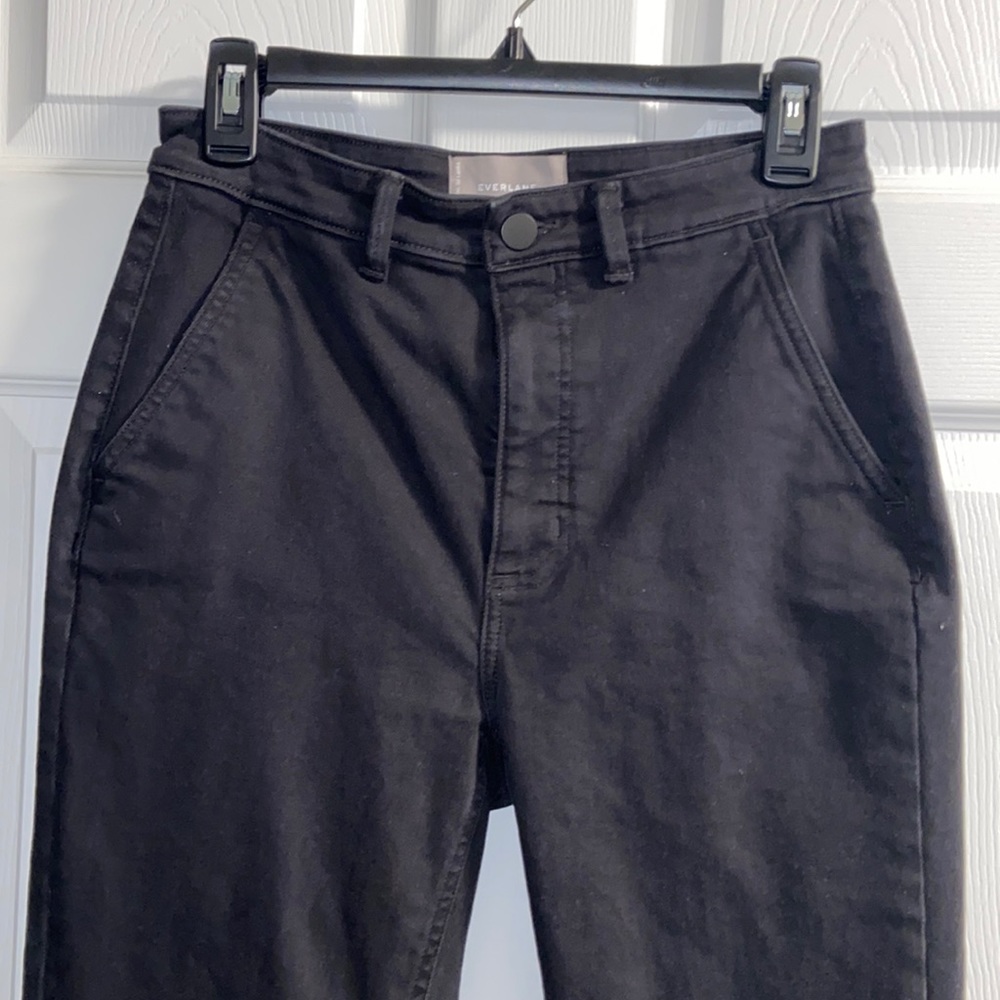 Everlane Black Tapered Leg Pants Size 6